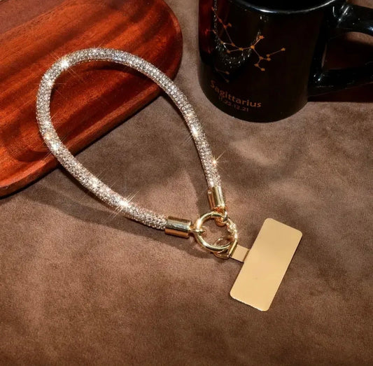 Crystal Luxe Phone Wristlet