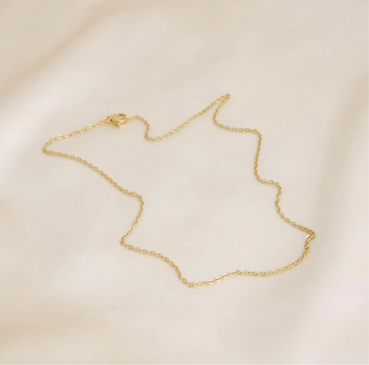 Forever Dainty 14k Gold tarnish proof necklace for