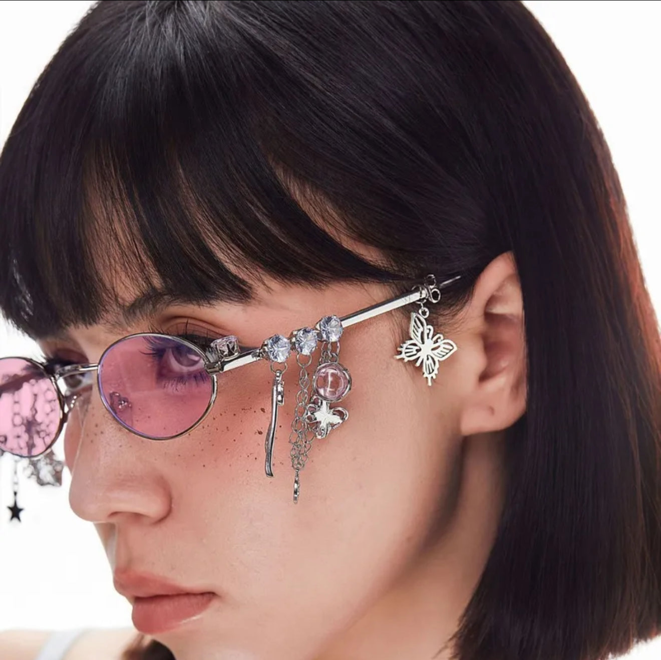 FairyCore Flutter Pink  | Y2K Novelty Frames